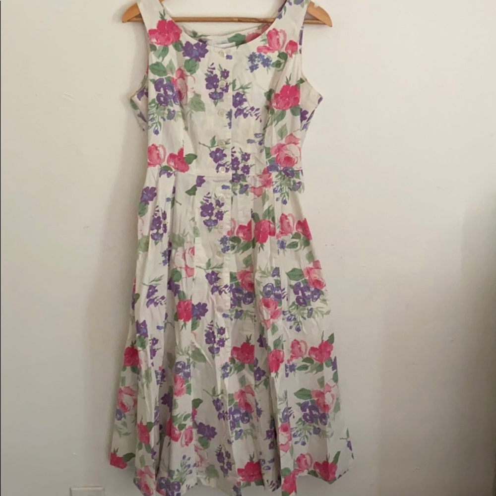 VINTAGE FLORAL MIDI / MAXI DRESS